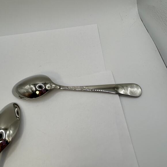 3 Oval Place Soups Spoon Swedish Lodge Lenox 7 1/4" Stainless 18/10 - Picture 4 of 8